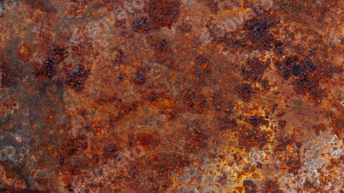 Preview: Metal corrosion, rusty surface, grunge brown textured background