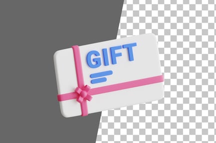 Preview: Gift Card 3D Icon