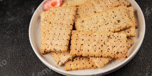 Preview: cracker whole grain healthy food durum wheat cookies tasty snack fresh delicious food