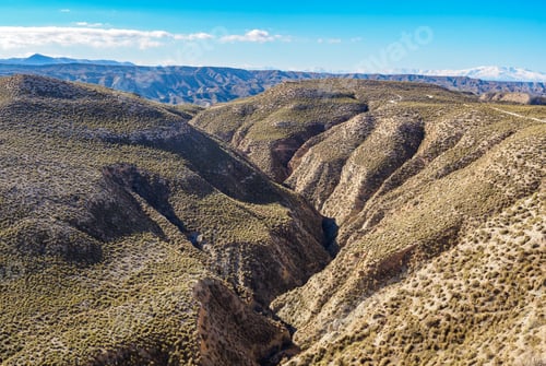 Preview: "Coloraos" of Gorafe badlands desert in Andalusia, Spain
