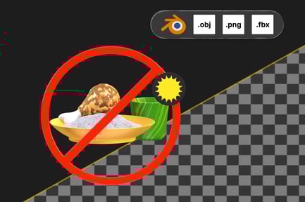 Preview: Fasting 3D Icon