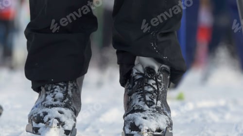 Preview: Mass start men athletes skiers during Championship on cross country skiing