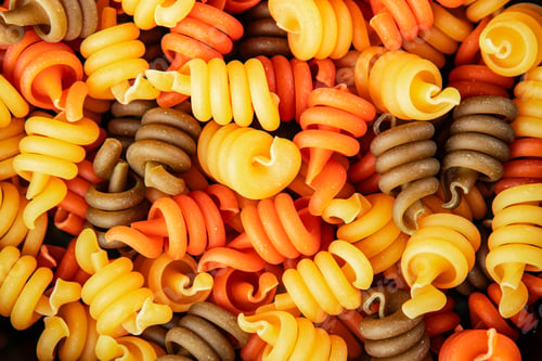 Preview: pasta trottole tricolor pasta spiral dish twisted Italian food tasty snack fresh delicious food