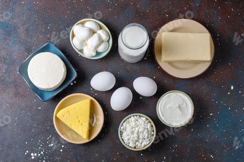 Preview: Fresh dairy products.
