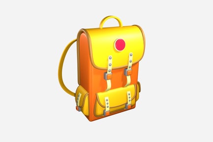 Preview: Hiking Backpack 3D Illustration
