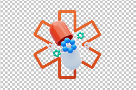 Preview: Medical Capsule 3D Icon