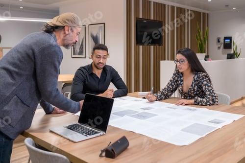 Preview: Coworkers during a brainstorm in a meeting