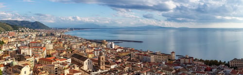 Preview: Port, Marina and City by the Sea. Salerno, Italy.