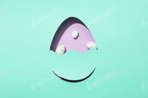 Preview: Concept of Easter, Easter holidays, top view