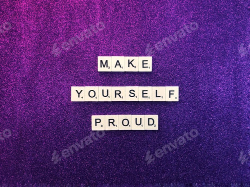 Preview: Make yourself proud. Scrabble.