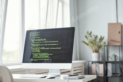 Preview: Computer with Code in Office