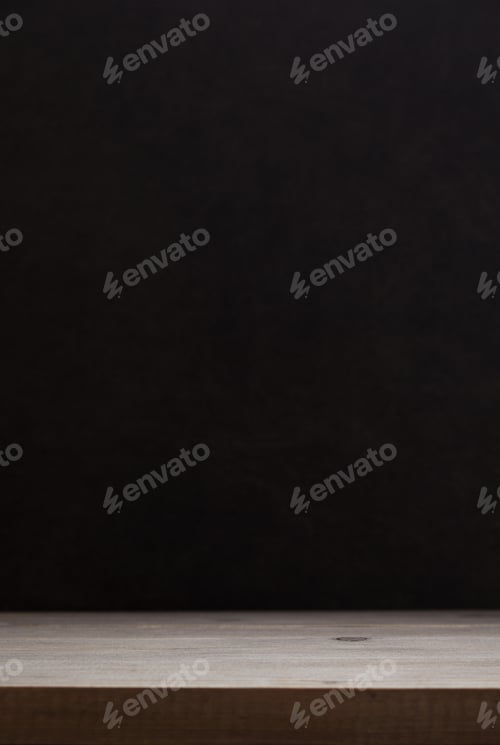 Preview: empty wooden table in front