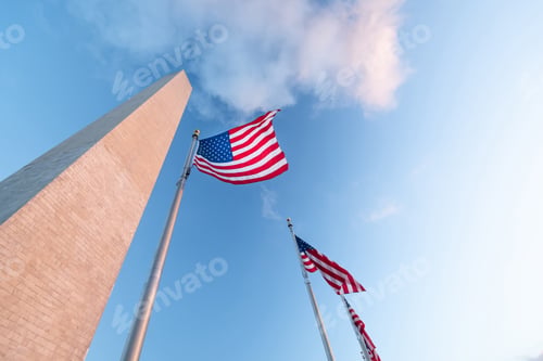 Preview: Washington monument in Washington DC, United States of America, USA