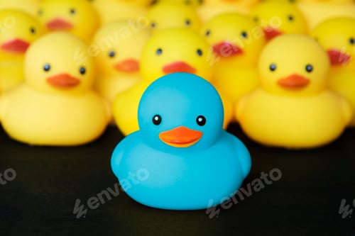 Preview: Closeup of rubber duckies