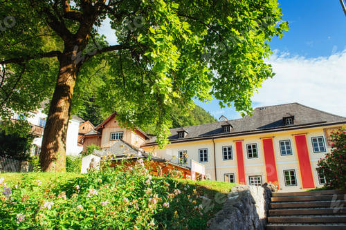 Preview: Buildings and streets. Hallstatt. Austria