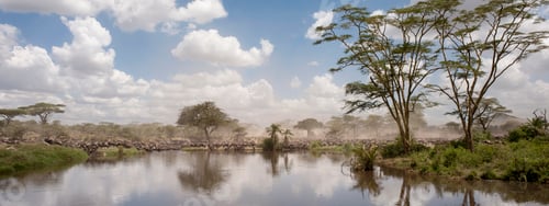 Preview: Wildebeest at the Serengeti National Park, Tanzania, Africa