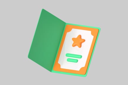 Preview: Open certificate with star