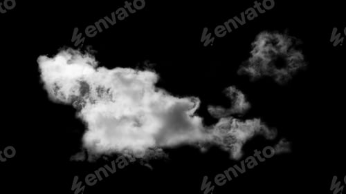 Preview: White Clouds Surface Background,soft group cloud computing of fluffy Smoke, Steam, Fog or Haze