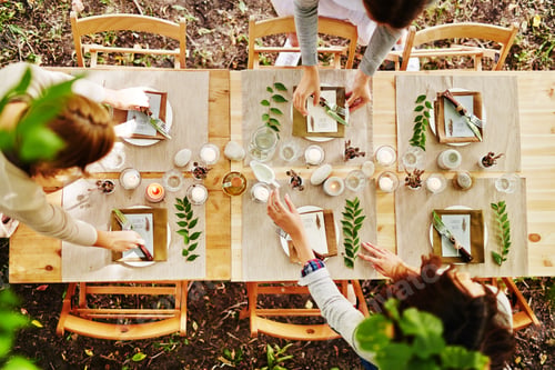 Preview: Serving festive table