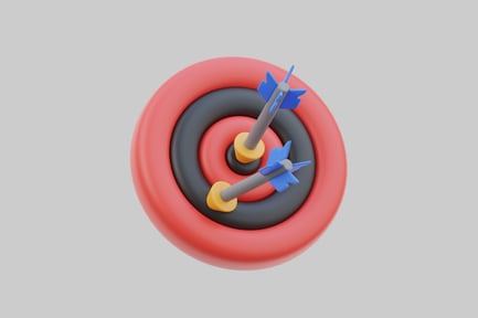 Preview: Target with darts