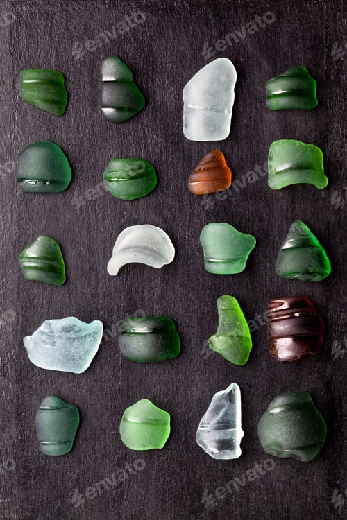 Preview: sea glass bottlenecks