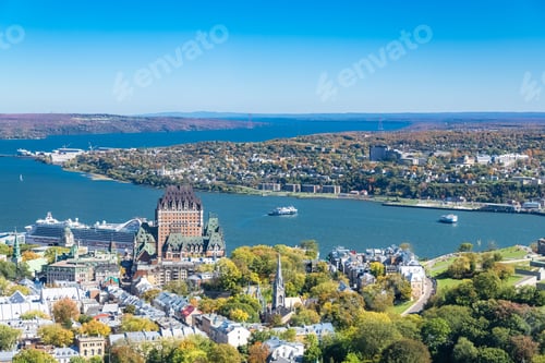 Preview: Quebec City, panorama of the town,
