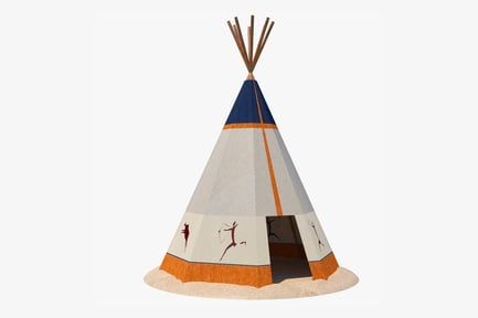 Preview: Illustrated Teepee Tent
