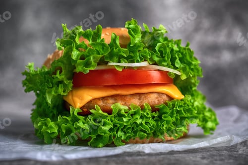 Preview: Delicious homemade burger