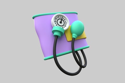 Preview: Cartoon blood pressure cuff