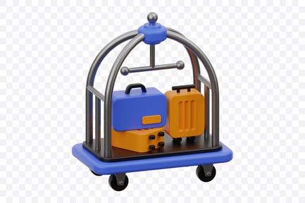 Preview: Hotel Luggage Trolley