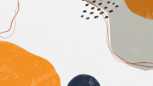 Preview: Watercolor patterned banner