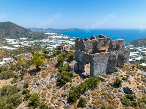 Preview: Softa Castle view in Bozyazi Town - Turkey