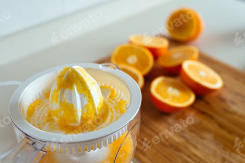 Preview: Freshly squeezed, organic, home made orange juice
