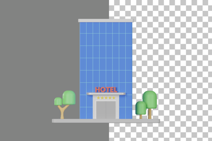 Preview: Hotel 3D Icon