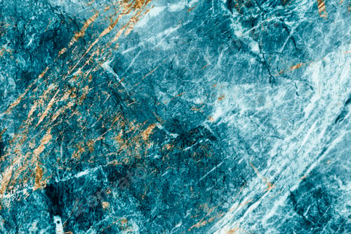 Preview: Blue and gold marble textured background