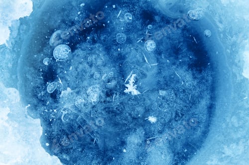 Preview: Natural blue ice texture