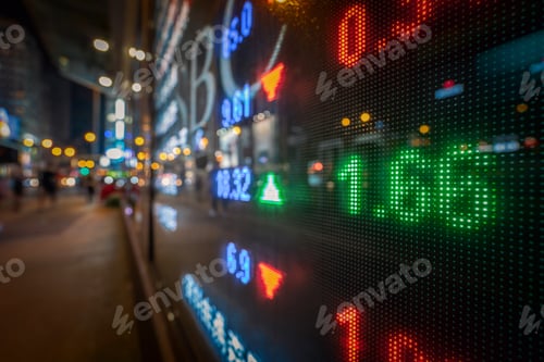 Preview: Hong Kong display stock market exchange and charts information via led computer monitor