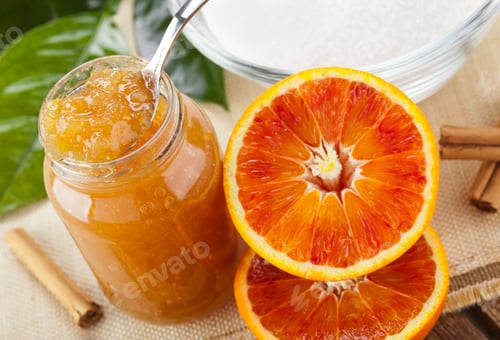 Preview: Orange homemade jam