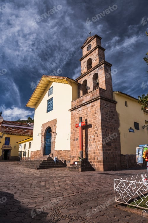 Preview: Church of San Blas (Iglesia de San Blas), Cusco, Cusco Region, Peru, South America