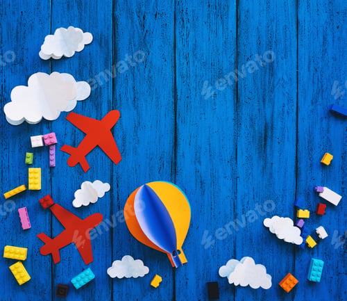 Preview: Сolourful creative children's background