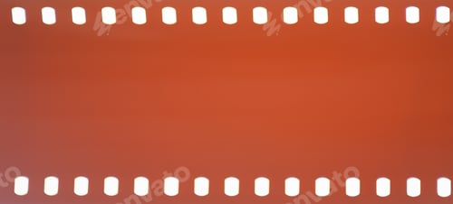 Preview: Film tape overlay banner design. Vintage effect. Retro edge negative.