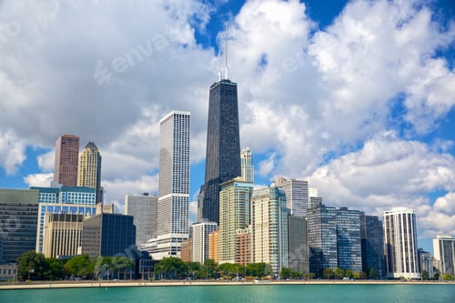 Preview: Chicago urban skyline
