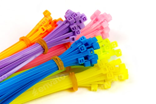 Preview: Multicolor cable zip ties