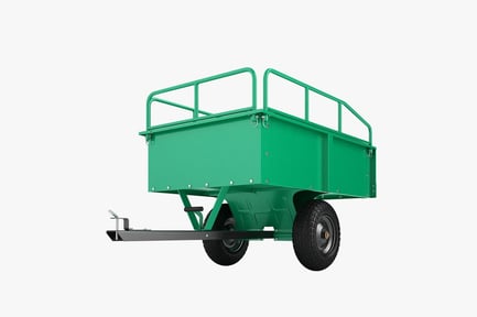 Preview: Heavy Duty Steel Dump Cart Trailer