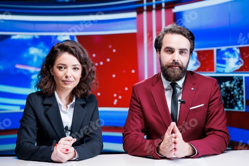 El equipo de periodistas lee los titulares en directo