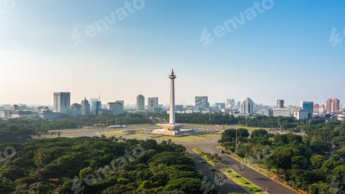 Preview: Aerial view of Merdeka square