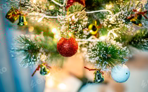 Preview: Closeup view of Christmas decoraion