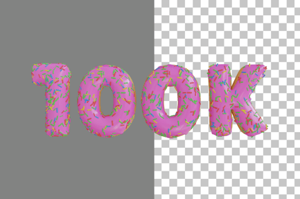 Preview: Donut 100K 3D Icon