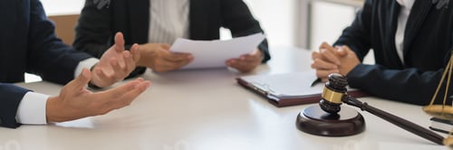 Preview: Law and justice concept, Lawyer team is meeting to discussing contract and agreement of business