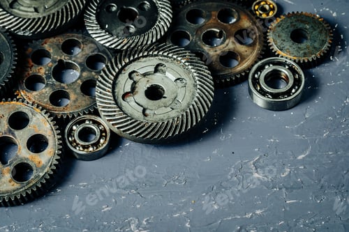 Preview: Gears from an old industrial machine